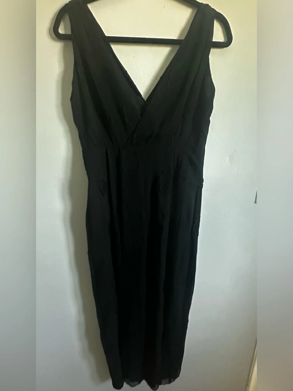 Chanel Vintage Camellia Silk Maxi Dress Eu 40 ♥️ Rare